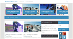 Desktop Screenshot of myfitnessresolutions.com